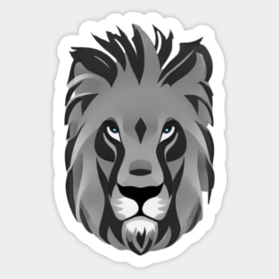 Black Lion Sticker